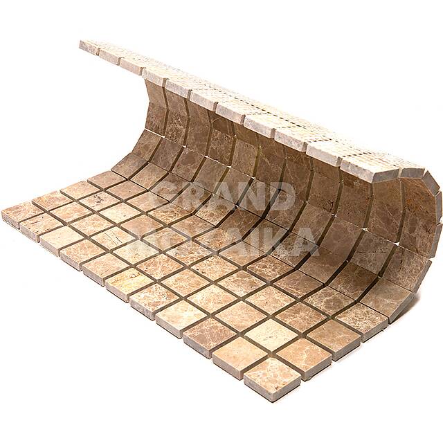 Мозаика из мрамора Emperador Light, серия Adriatica