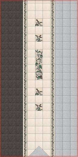 Керамическая плитка для стен, серия Караоке (полотно 30x40 из 12 частей)