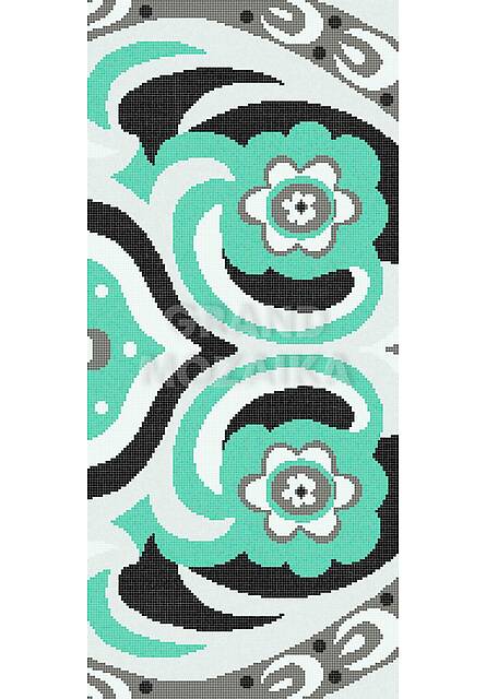 Мозаичное панно (Amelie Green D), серия Decorations