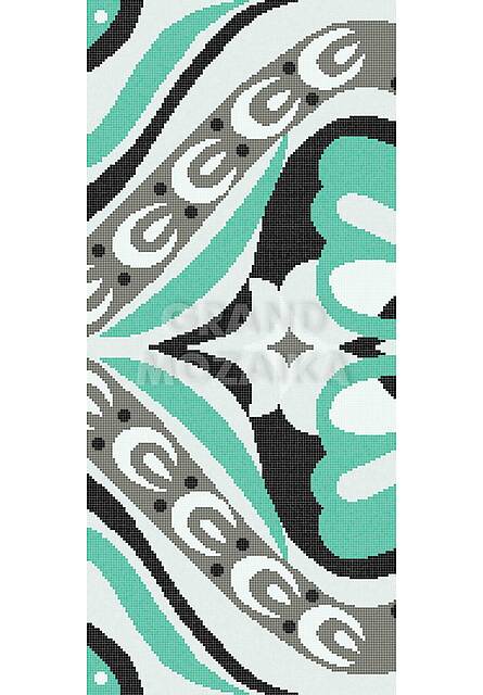Мозаичное панно (Amelie Green F), серия Decorations