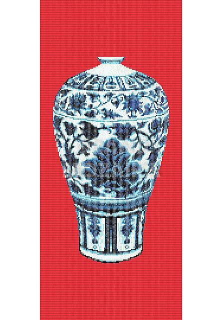 Мозаичное панно (Blue Vases A), серия Decorations