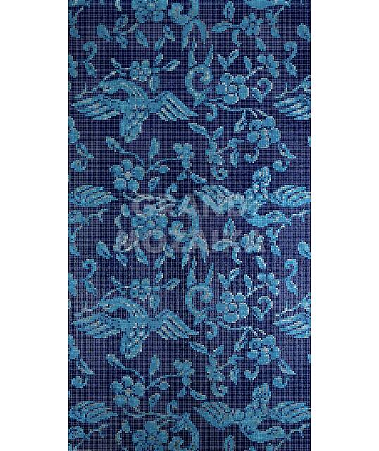 Мозаичное панно (China Birds Blue), серия Decorations
