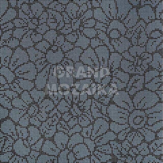 Мозаичное панно (Graphic Flowers Black), серия Decorations