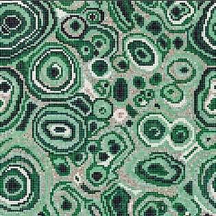 Мозаичное панно (New Malachite Green), серия Decorations