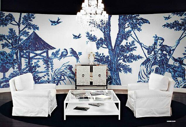 Мозаичное панно (Jardin Bleu A), серия Decorations