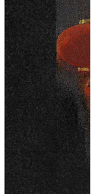 Мозаичное панно (Lanterns Black A), серия Decorations