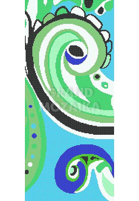 Мозаичное панно (Pizzo Blu E), серия Decorations