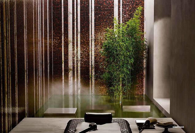 Мозаичное панно (Bamboo Black A), серия Decorations