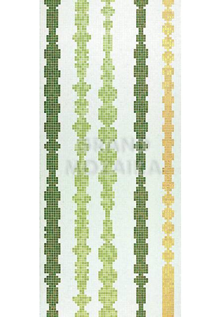 Мозаичное панно (Columns Green A), серия Decorations