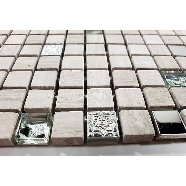 Мозаика из стекла, камня и металла, серия Uland