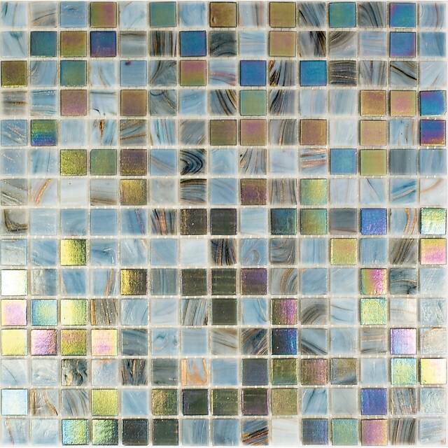 Стеклянная мозаика, серия Mix Rose (на сетке)