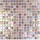 Стеклянная мозаика, серия Mix Rose (на сетке)