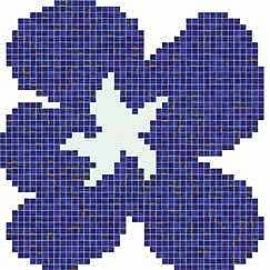 Мозаичное панно (Fiore Blu Grande), серия Decorations