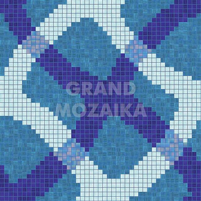 Мозаичное панно (Mirage Blue), серия Decorations