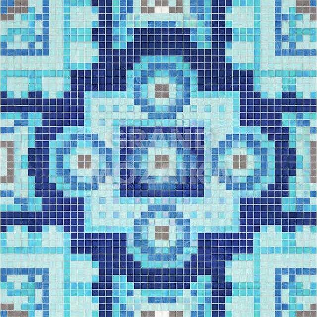 Мозаичное панно (Silk Blue), серия Decorations