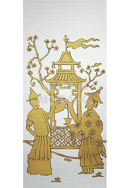 Художественное мозаичное панно (Chinoiserie B), серия Decorations