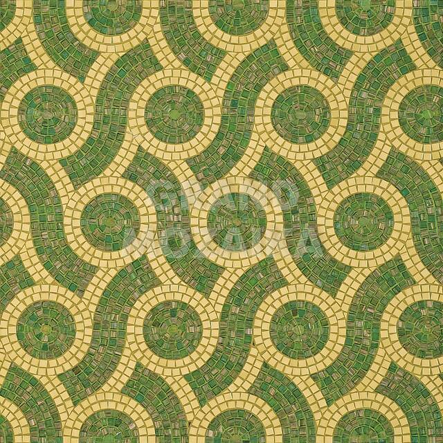 Художественное мозаичное панно (Plait Green), серия Decorations