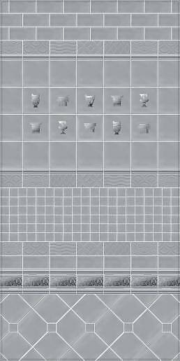 Керамическая мозаика для стен, серия Авеллино