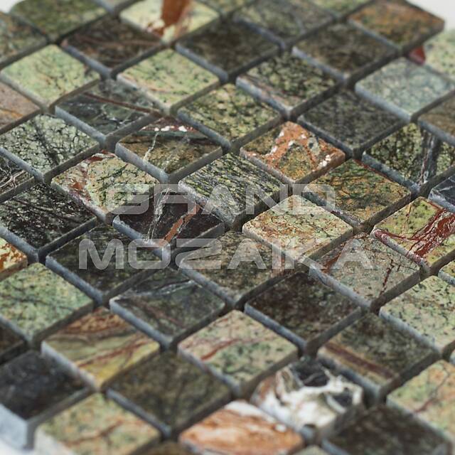 Мозаика из мрамора Forest Green
