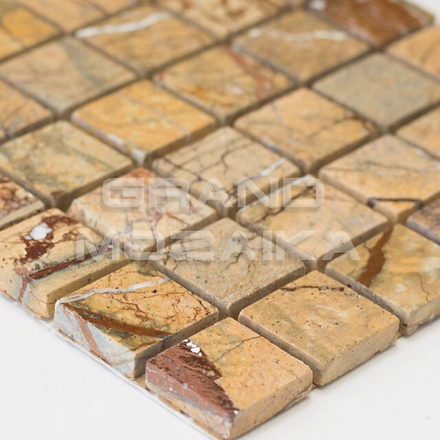 Мозаика из мрамора Forest Brown