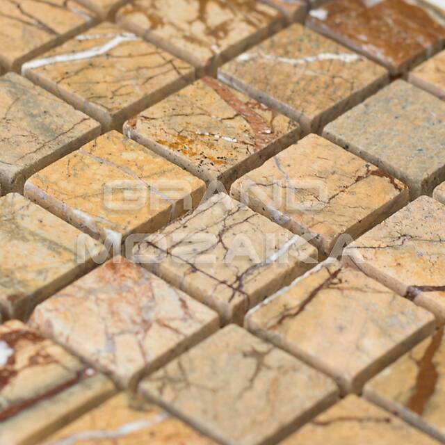 Мозаика из мрамора Forest Brown