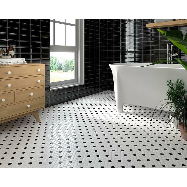 Керамическая мозаика серия Porcelain