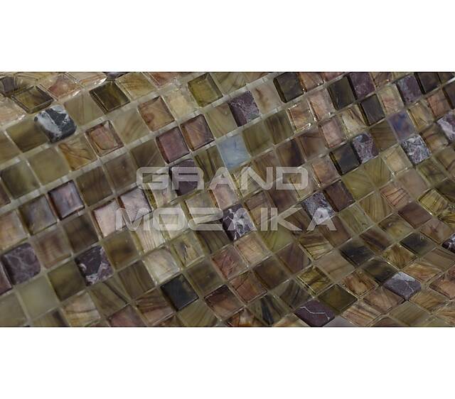 Мозаика из стекла и камня серия Amber