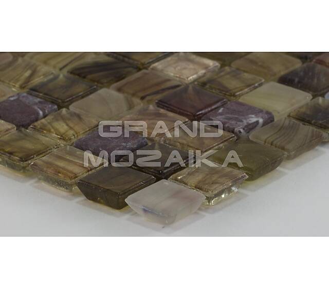 Мозаика из стекла и камня серия Amber