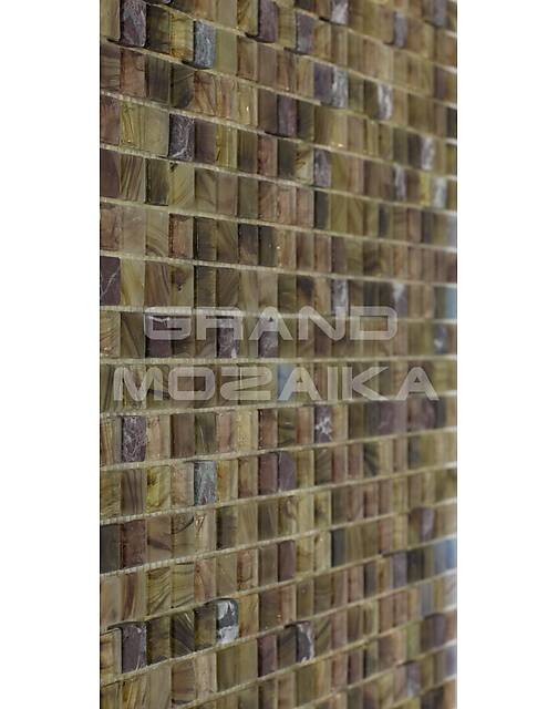 Мозаика из стекла и камня серия Amber