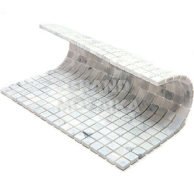 Мозаика из мрамора Carrara, серия Adriatica