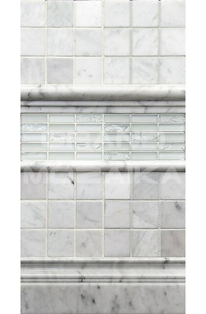 Мозаика из мрамора Carrara, серия Adriatica