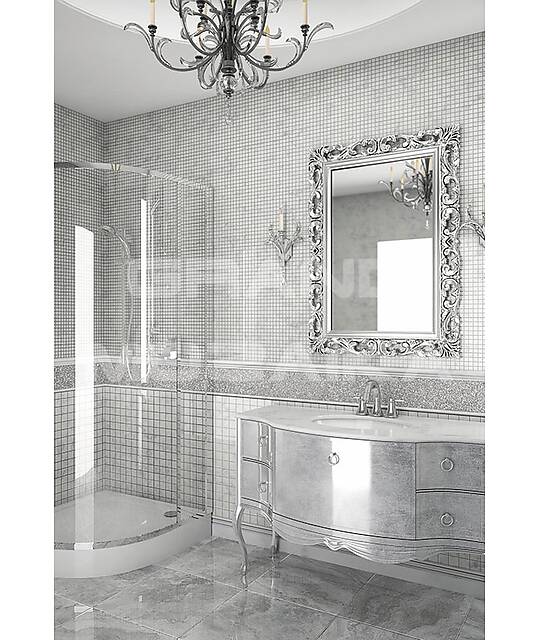 Мозаика из мрамора Carrara, серия Adriatica