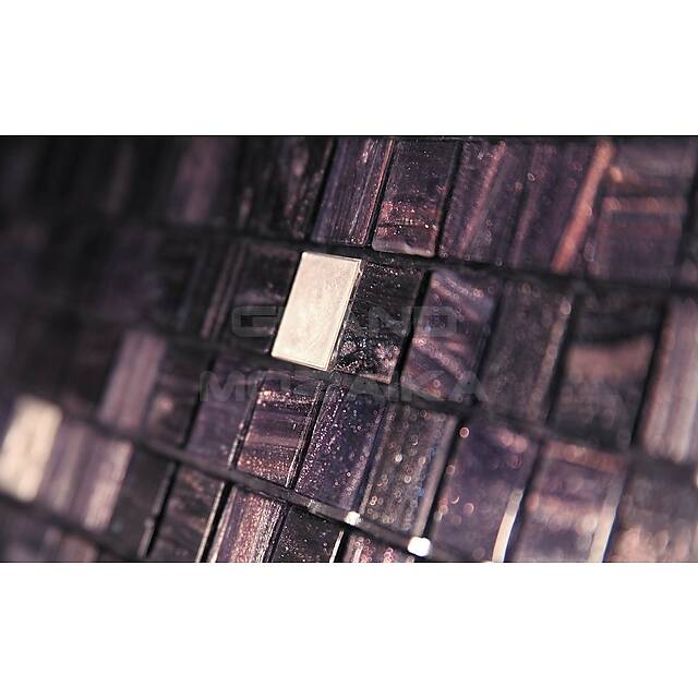 Стеклянная мозаика с формованным золотом, серия Alma mix gold