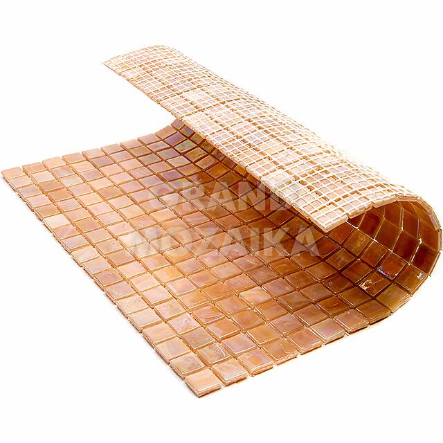 Стеклянная мозаика с добавлением иридия, серия Flicker