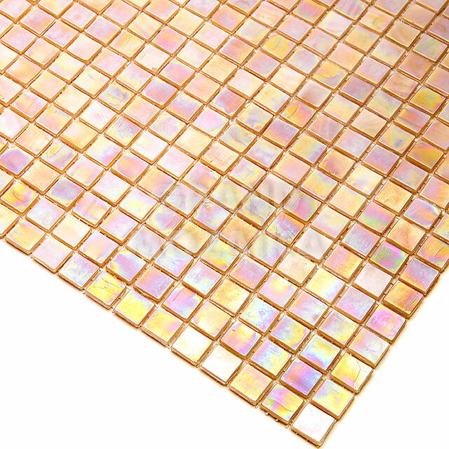 Стеклянная мозаика с добавлением иридия, серия Flicker