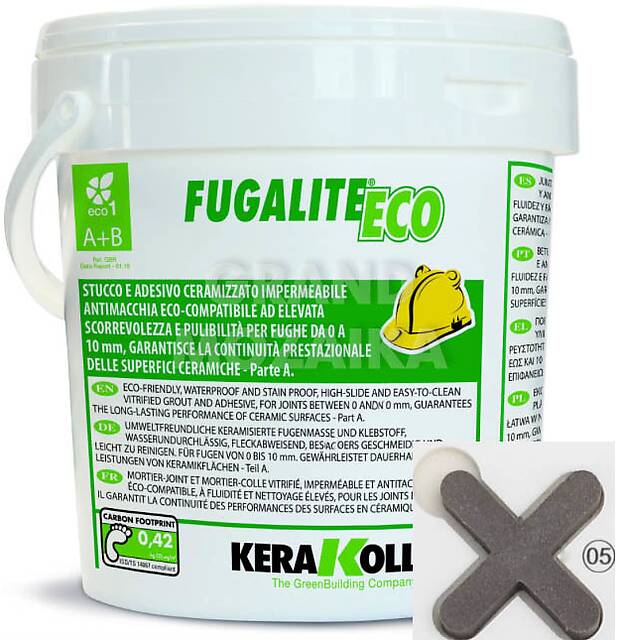 Экологичная эпоксидная затирка Fugalite Eco (05 — Anthracite), 3кг