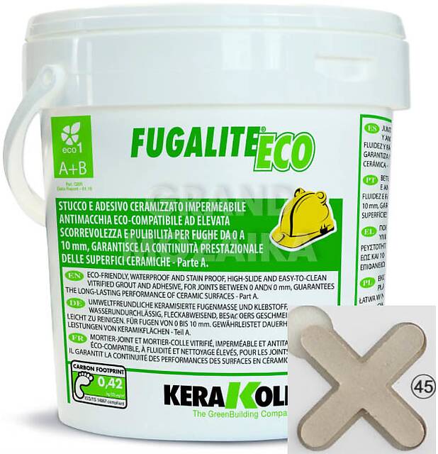 Экологичная эпоксидная затирка Fugalite Eco (45 — Limestone), 3кг