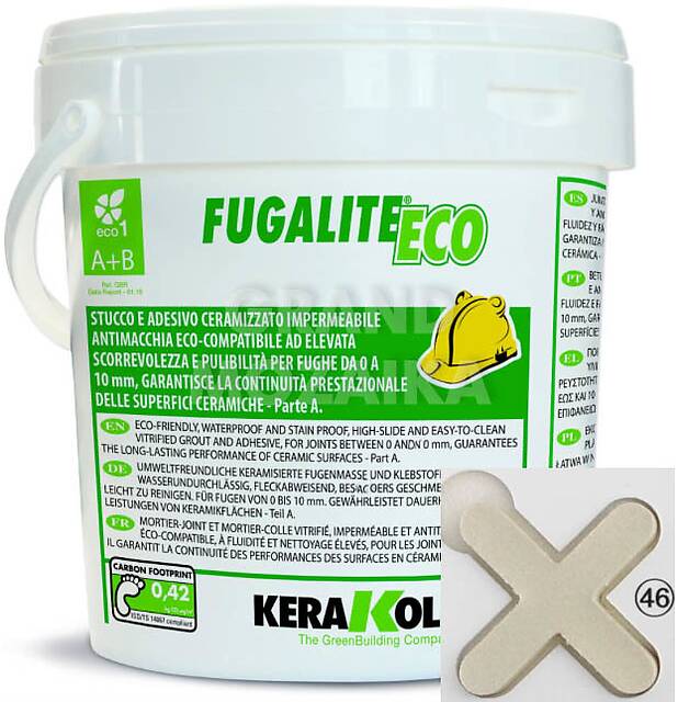 Экологичная эпоксидная затирка Fugalite Eco (46 — Avorio), 3кг