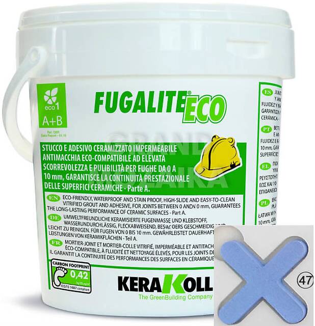 Экологичная эпоксидная затирка Fugalite Eco (47 - Mediterraneo), 3кг
