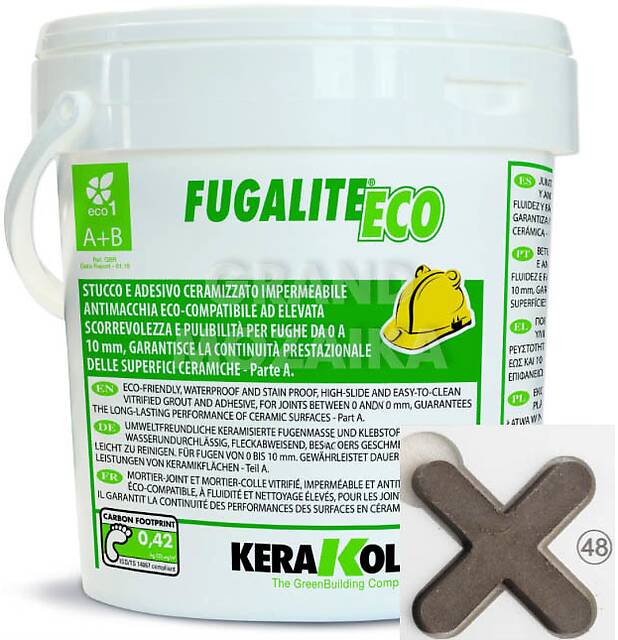 Экологичная эпоксидная затирка Fugalite Eco (48 — Moka), 3кг
