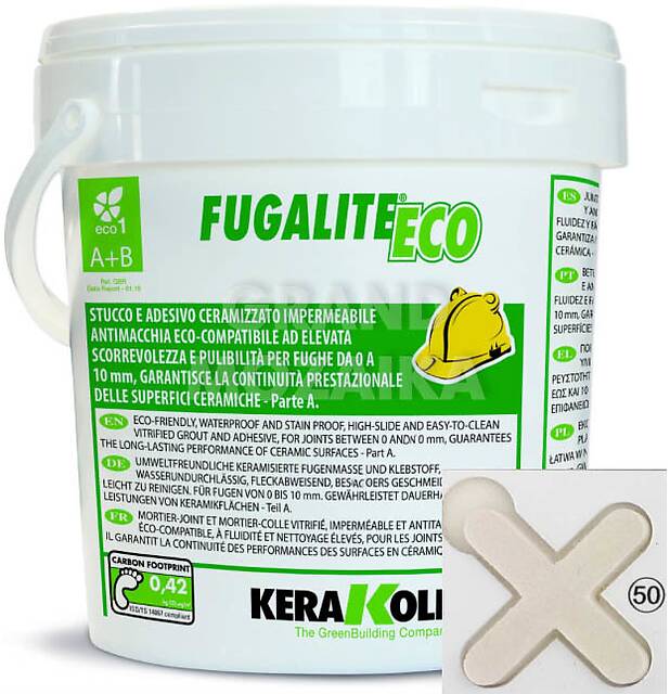 Экологичная эпоксидная затирка Fugalite Eco (50 — Pergamon), 3кг