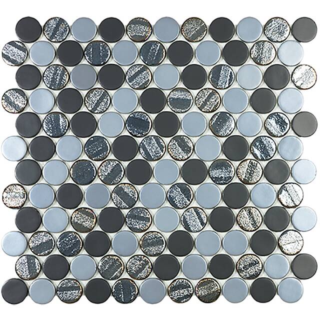 Круглая стеклянная мозаика, серия Circle