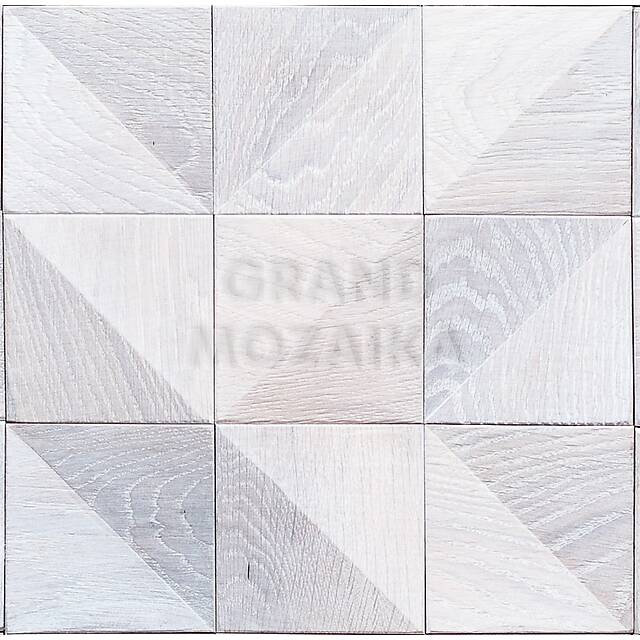 3d деревянная мозаика (белый масловоск), серия Аравия