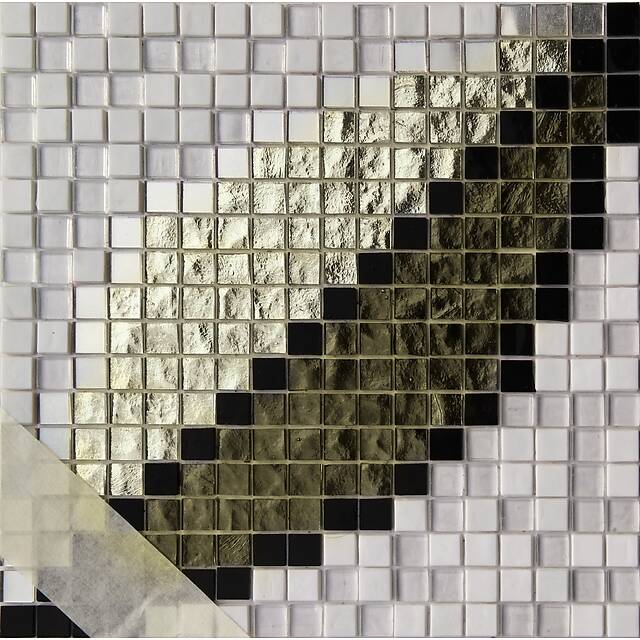 Прозрачная мозаика на фольгированной подложке, серия Beauty