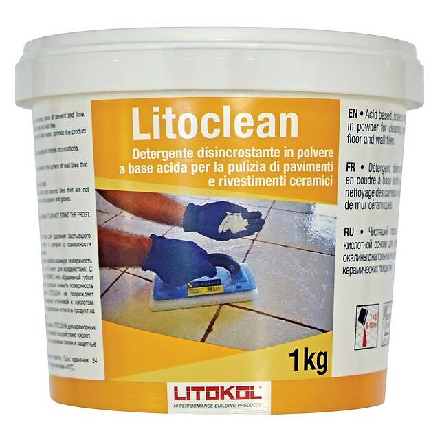 Средство для очистки облицовочной поверхности LITOCLEAN, 1 кг