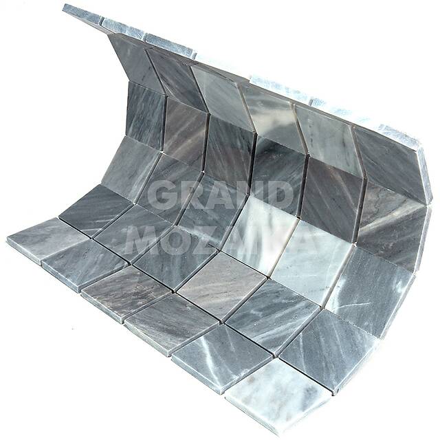 Мозаика из мрамора Bardiglio Nuvolato, серия Adriatica