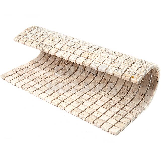 Мозаика из травертина, серия Adriatica