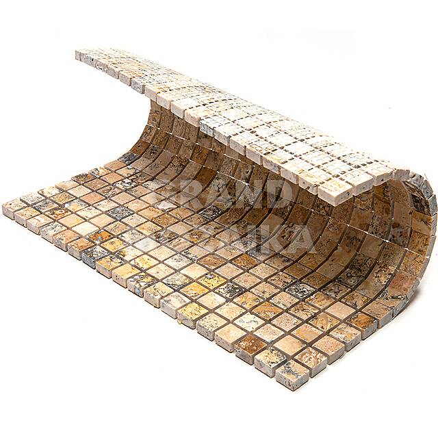 Мозаика из травертина, серия Adriatica