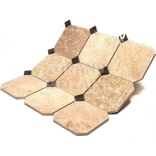 Мозаика из натурального камня, серия Octagon