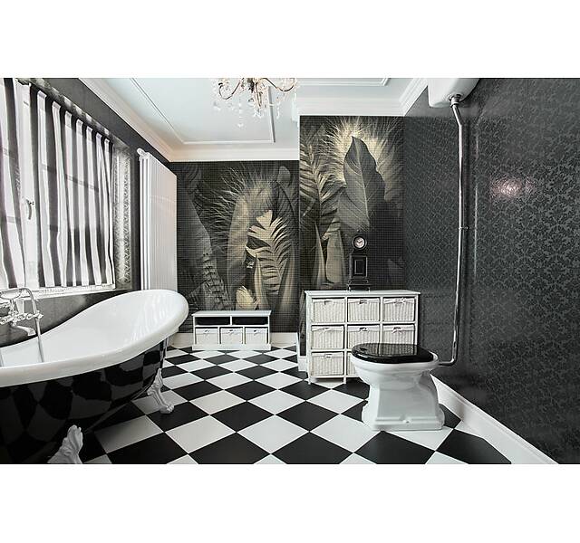 Панно из фотомозаики Листья